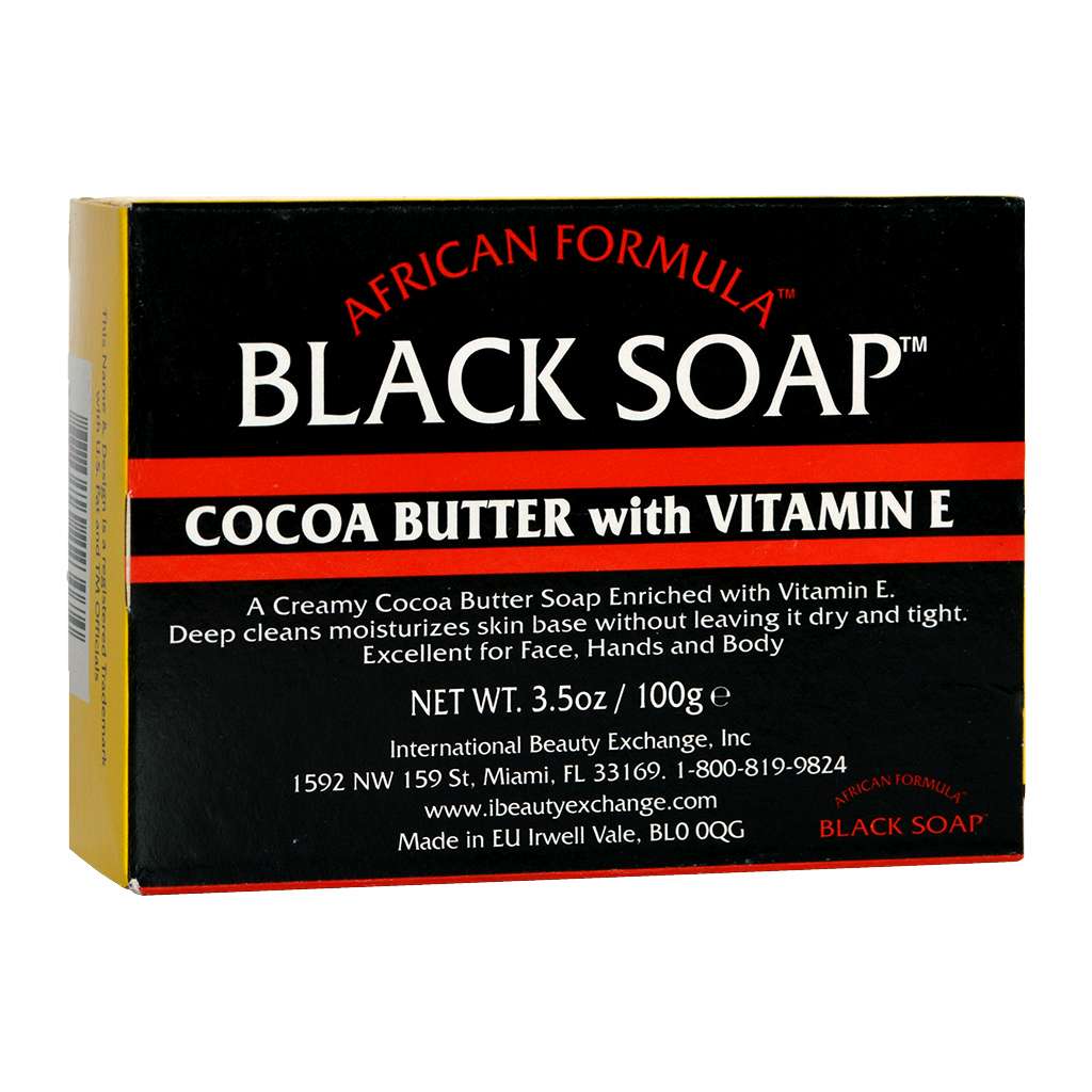 African Formula Soap Blackcocoa Butter Vitamin E 3.5 Oz