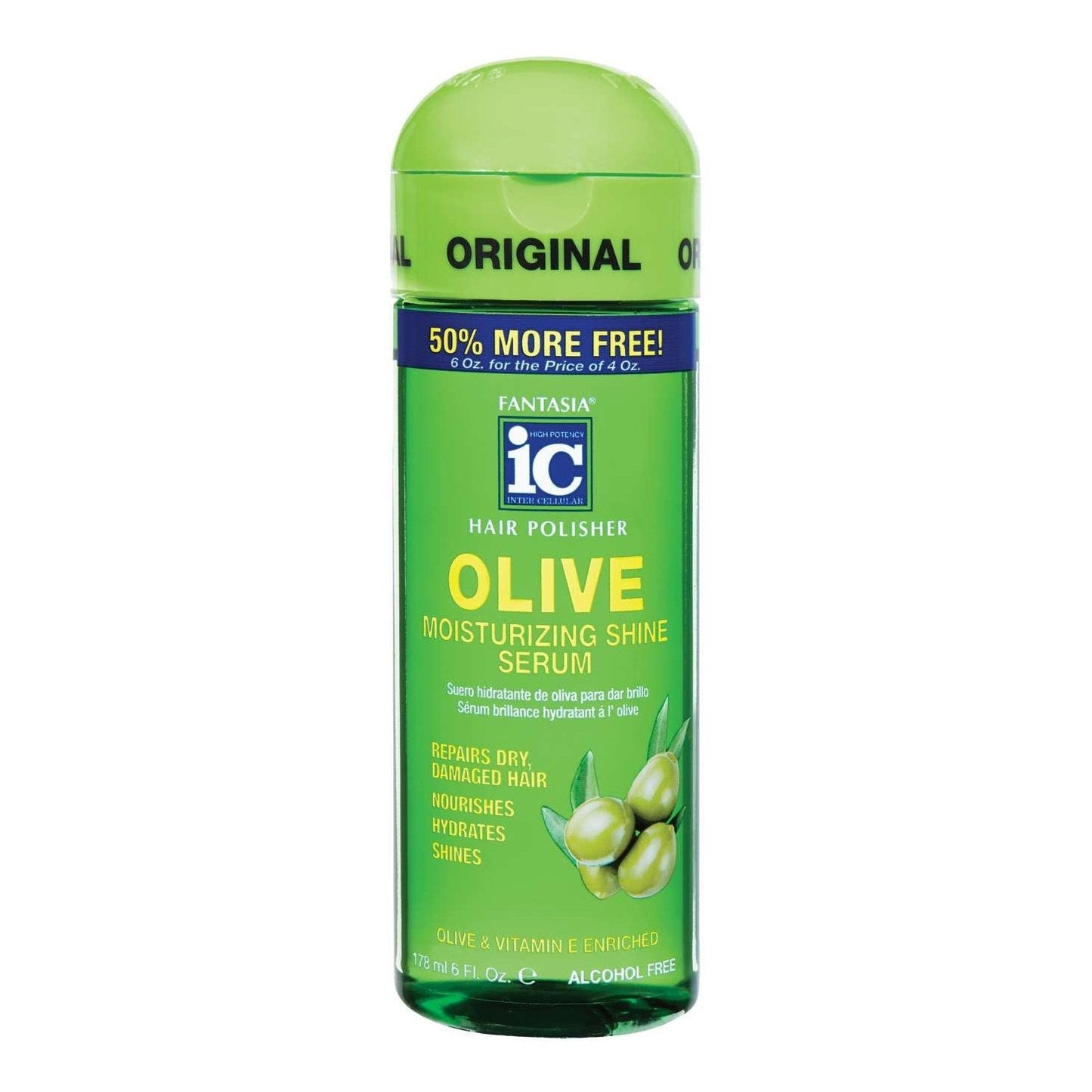 Fantasia Ic Hair Polisher Olive Polisher 6 Oz 6 Oz