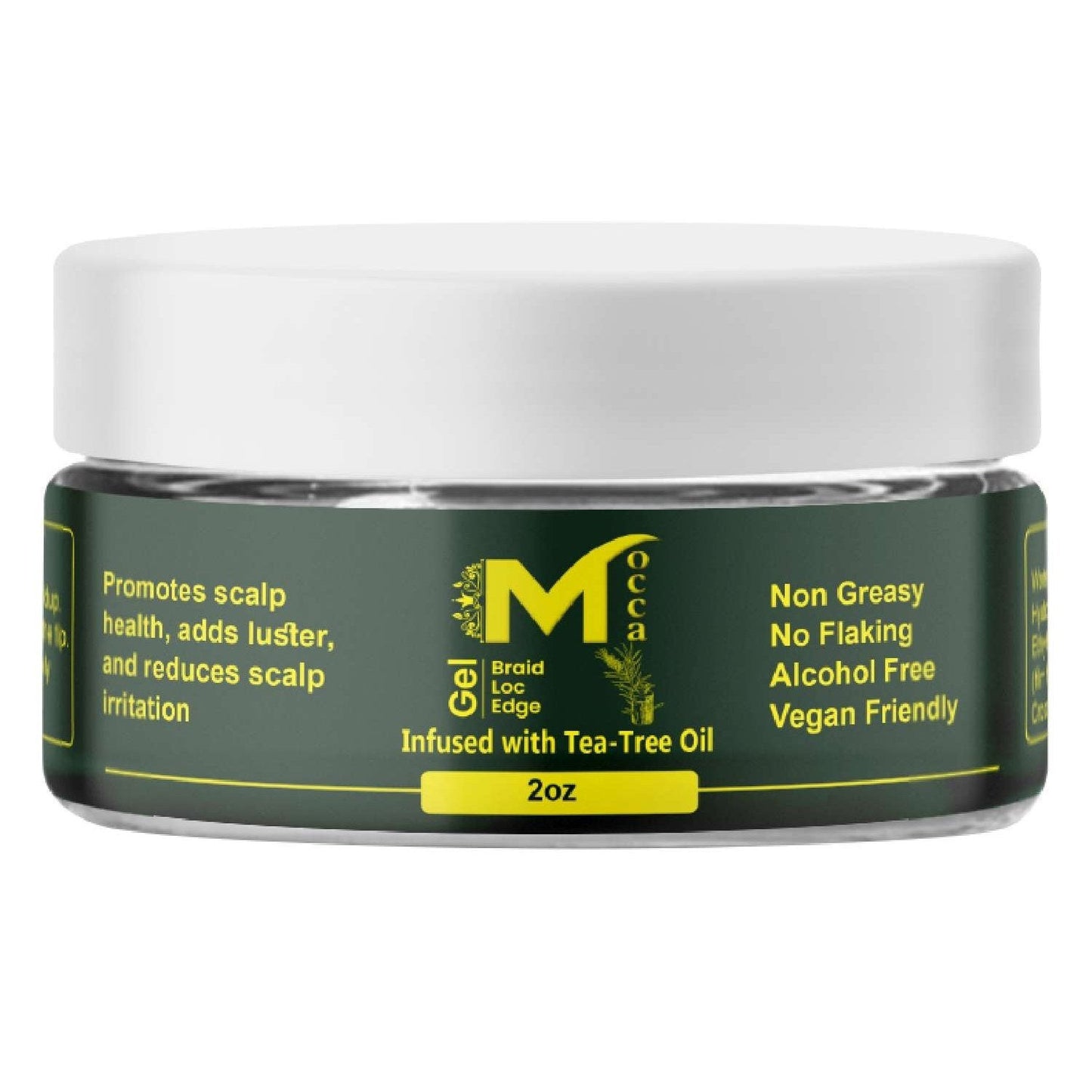 Mocca Healthy Braiding Loc And Twist Gel Tea Tree 2 Oz MOCCA