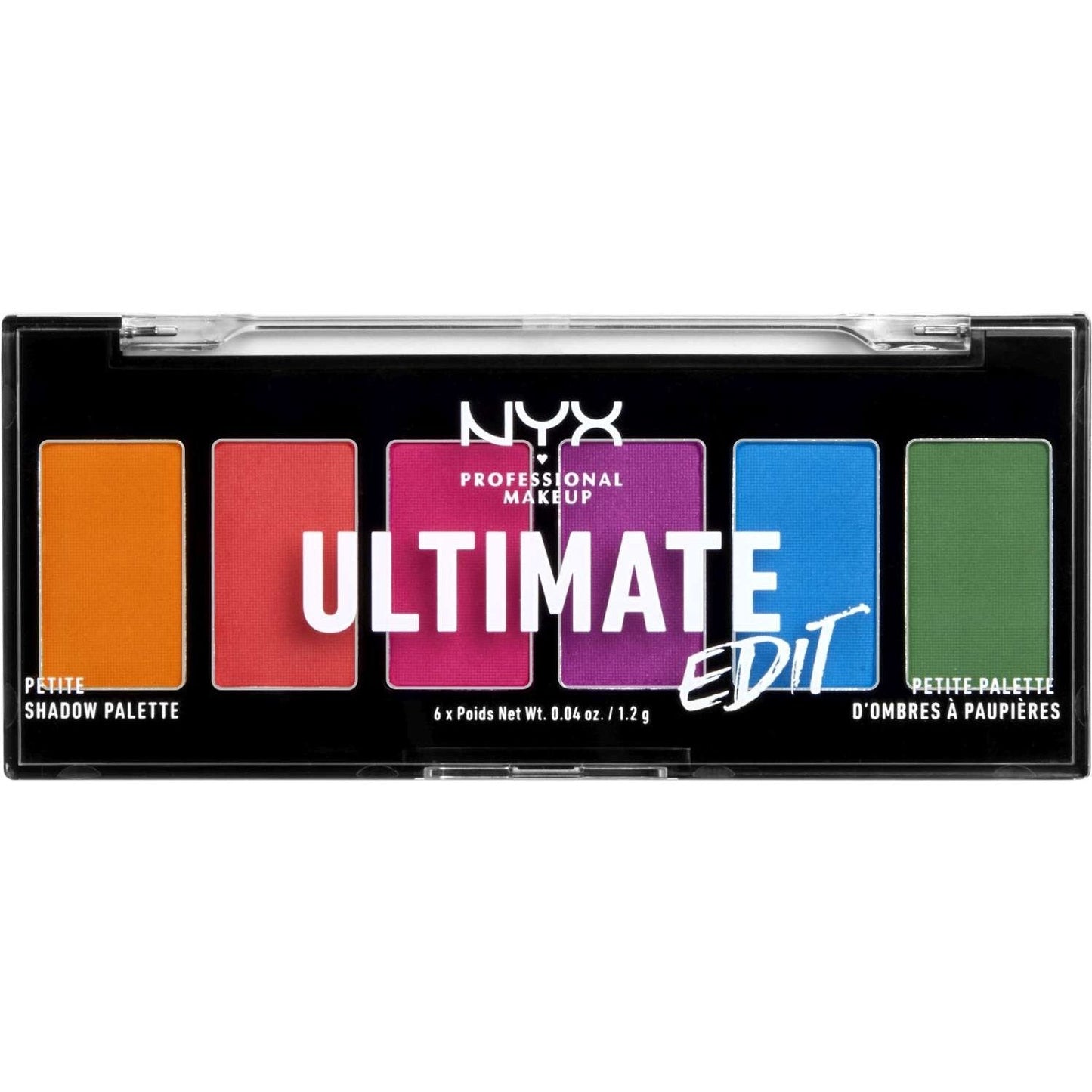 NYX Ultimate Edit Petite Shadow Palette Brights 0.24 Oz