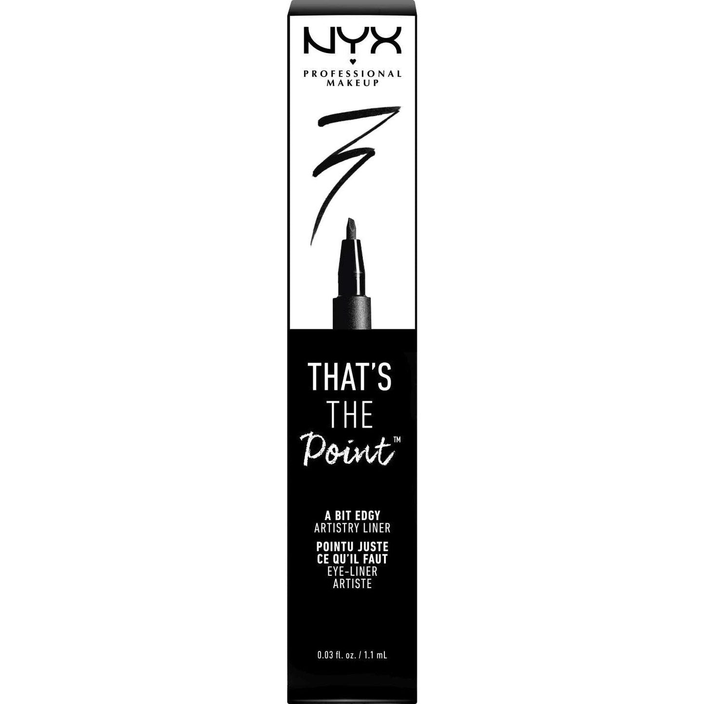 NYX Thats The Point Eyeliner A Bit Edgy 0.08 Fl Oz