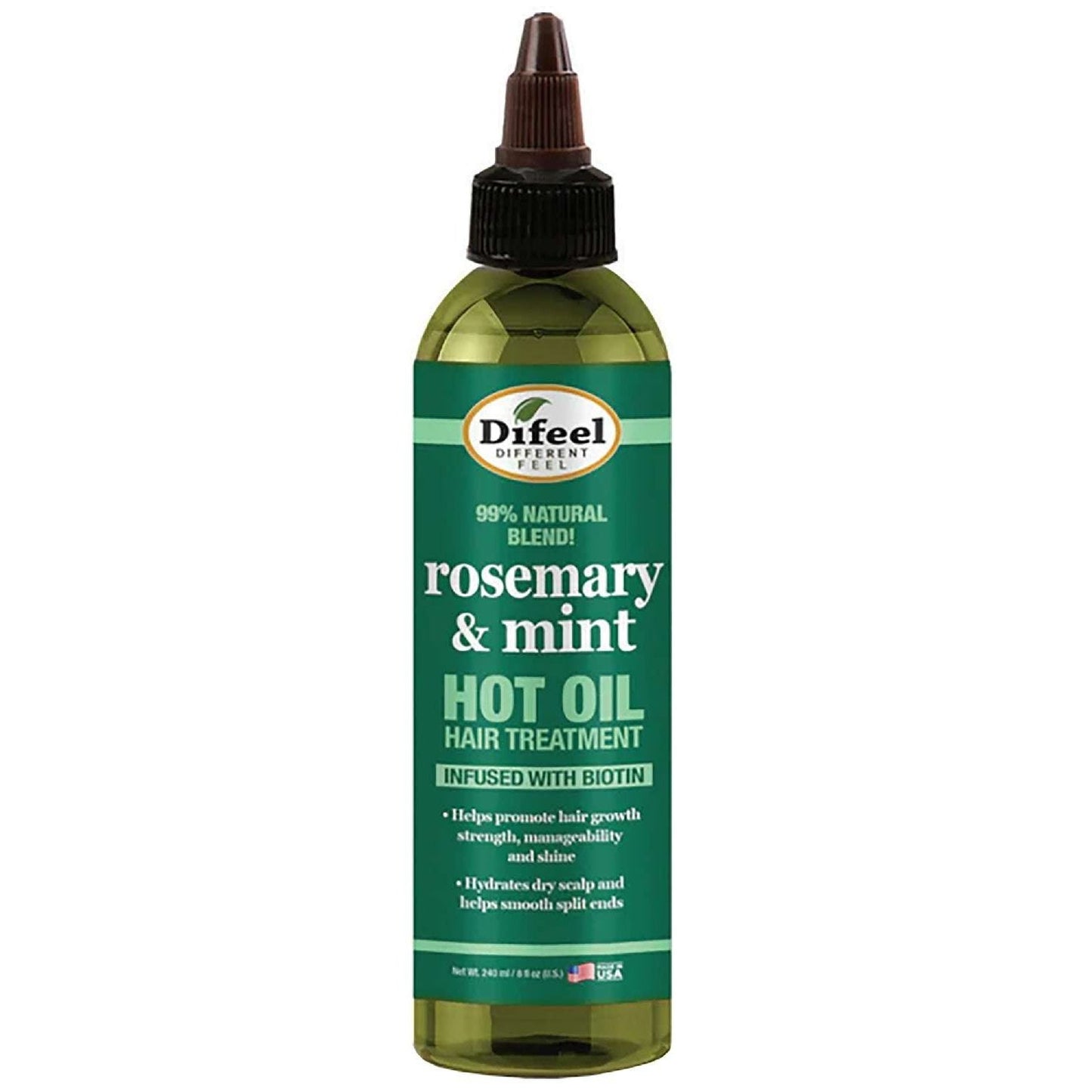 Difeel Sunflower Difeel Rosemary Mint Strengthening Hot Oil 8 Oz