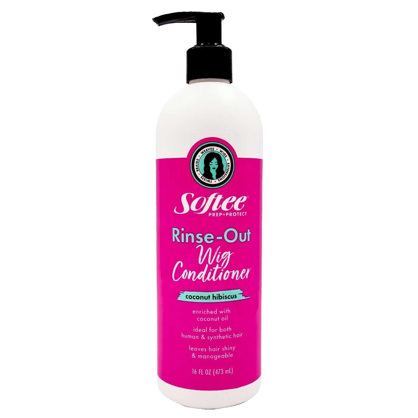 Softee Prep Protect Coconut Hibiscus Rinse-Out Wig Conditioner Softee