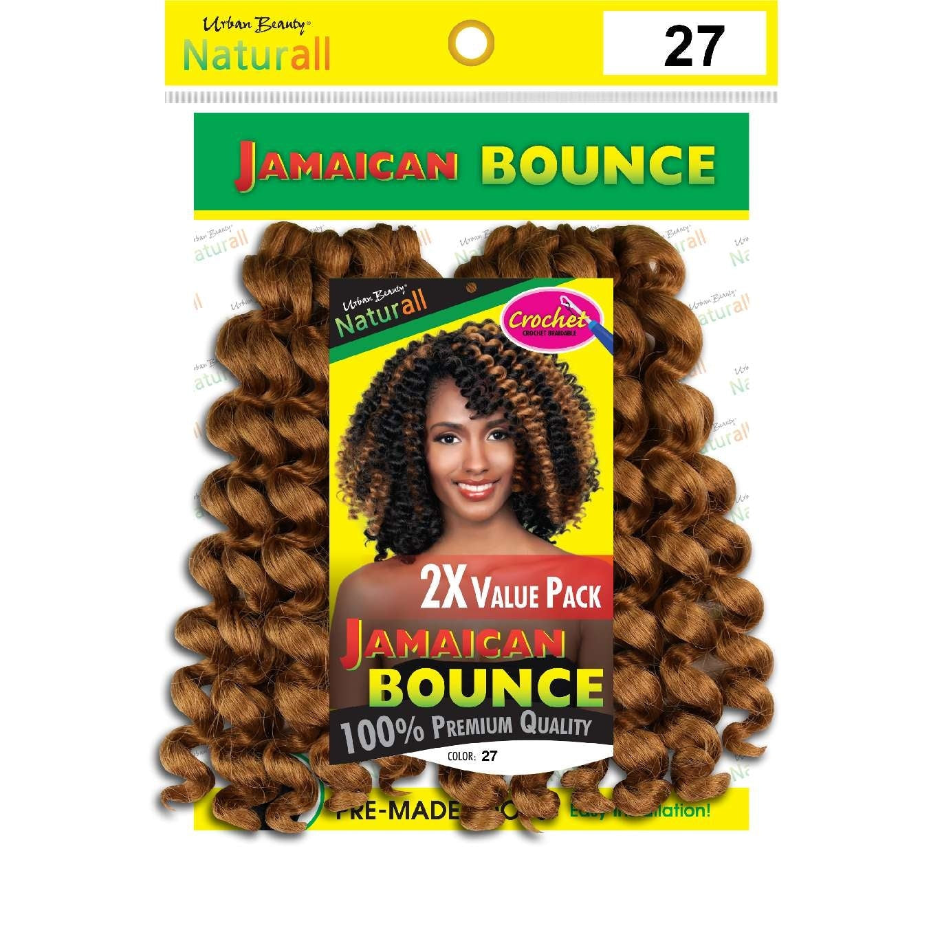Synthetic Braiding Hair Jamaican Bounce-27 Urban Beauty