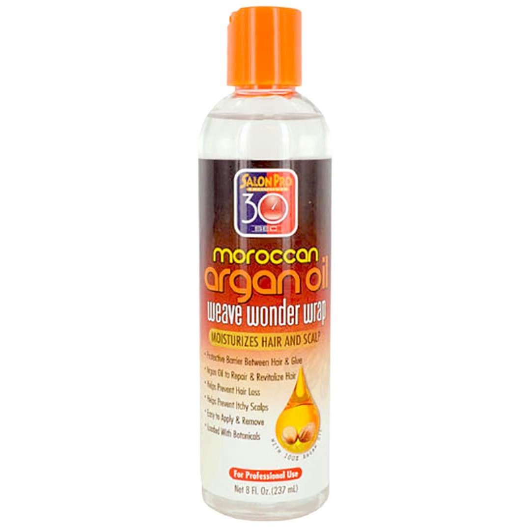 Salon Pro Weave Wond Wrap Argan Oil-Clear 8 Oz Salon Pro