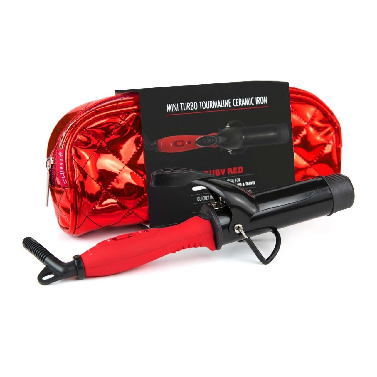 Fhi Heat Platform Mini Red Curling Iron In Pouch Fhi Heat