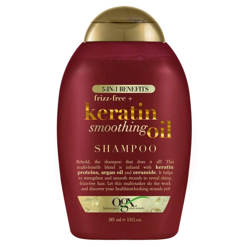 Ogx Keratin Smoothing Oil 5 In 1 Benefits Shampoo