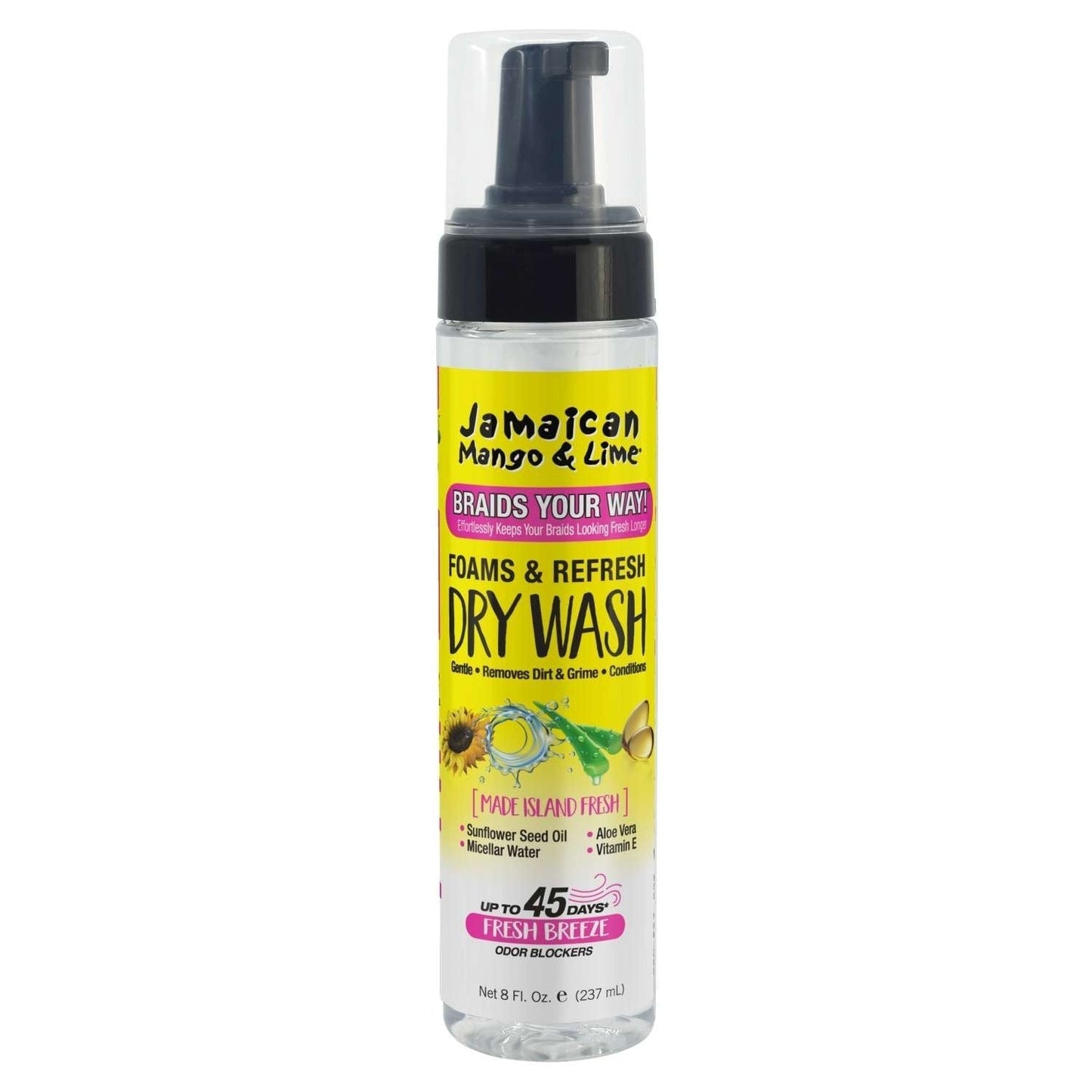 Jamaican Mango Lime Braids Your Way - Foam Dry Wash Jamaican Mango Lime