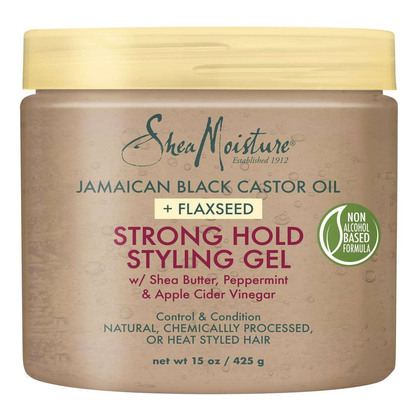 Shea Moisture Jamaican Black Castor Oil Flaxseed Strong Hold Styling Gel