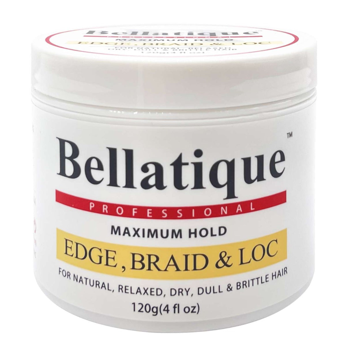 Bellatique Edge Braid & Loc Gel 4 oz strong hold gel for braids locs and edges