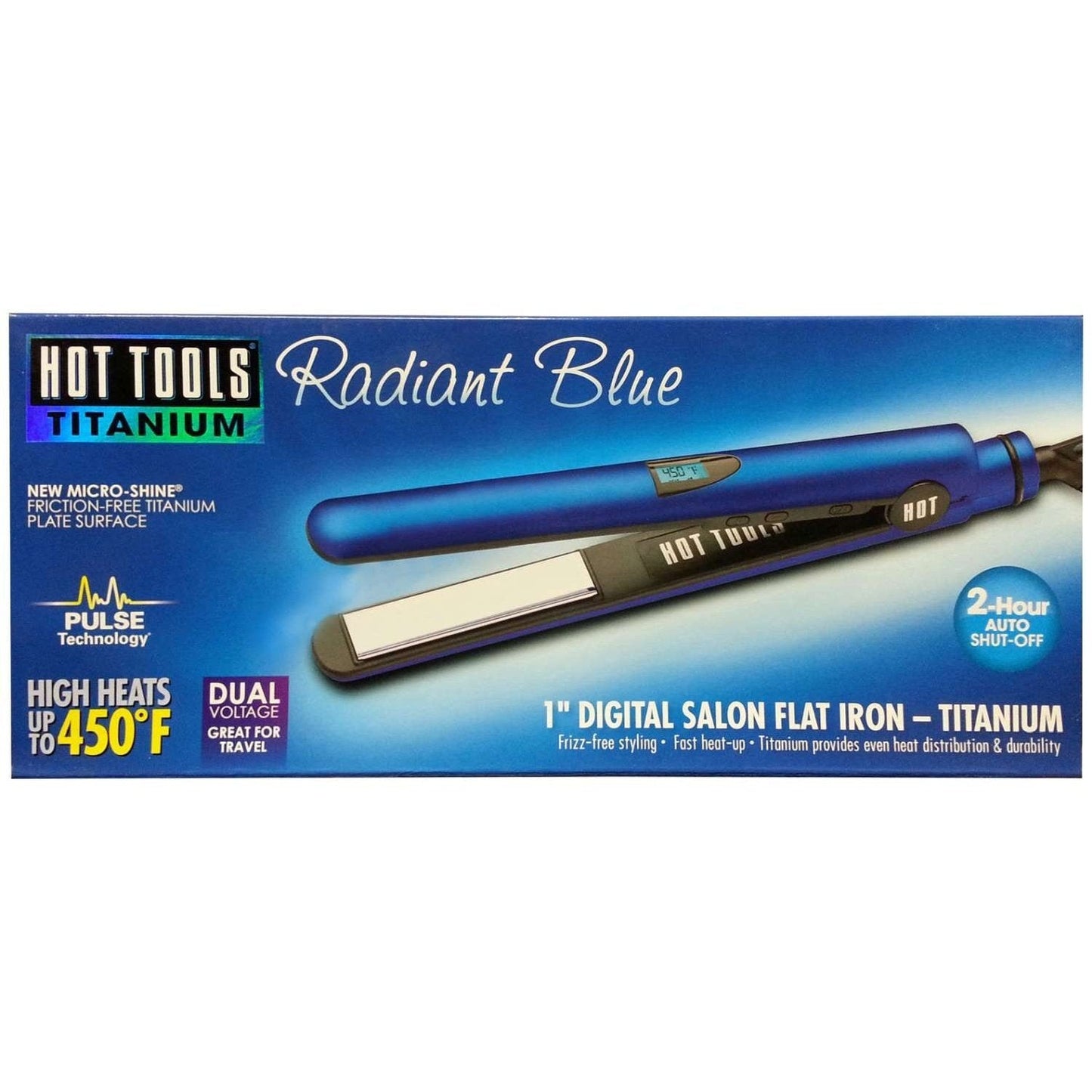 Hot Tools Radiant Blue Flat Iron 1 In