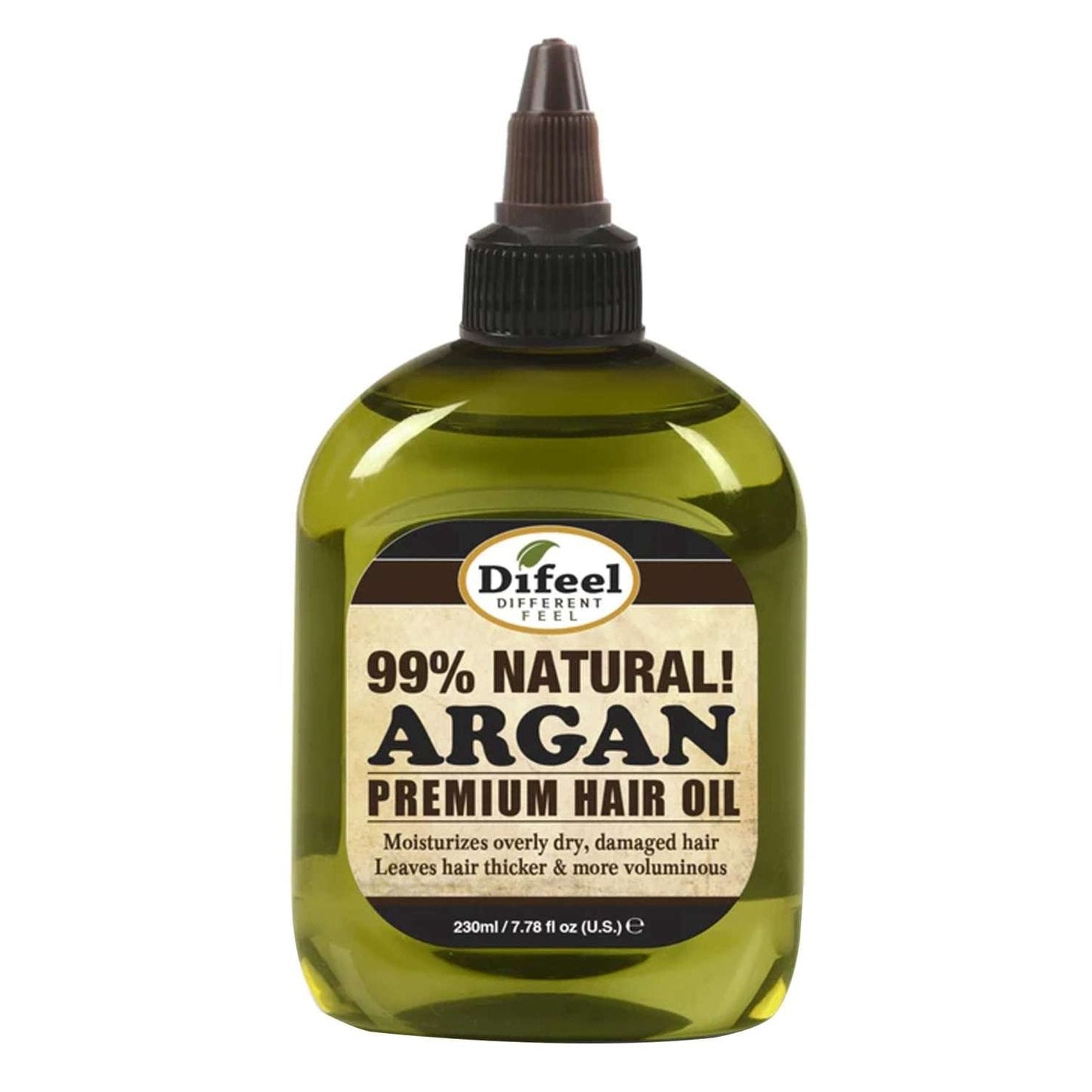 Difeel Sunflower Difeel Premium Natural Hair Oil - Argan Oil 7.78 Oz